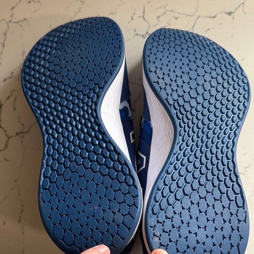 New Balance Kids Blue Camo Sneakers - Picture 5 of 6